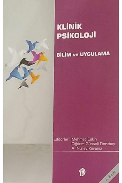 Türk Psikologlar Derneği Yayınları Klinik Psikoloji Bilim ve Uygulama
