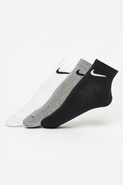 Nike - Set of unisex socks made of lightweight material, Dri-Fit Everyday technology - 3 pairs, Blac