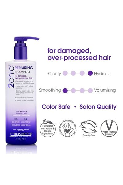 Giovanni جوفاني معالج للشعر التالف بالتوت وجوز الهند 710 م