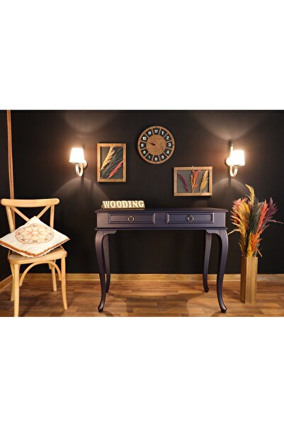 Wooding Mobilya 120 Cm Çekmeceli Masif Lacivert Dresuar