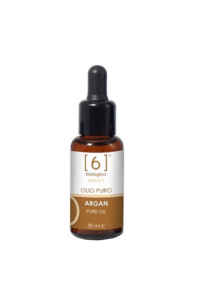 6biologico Argan Oil, 100% Pure, Hydration and Protection for Skin and Hair, vegan product, 6BIOLOGICO, 30 ml