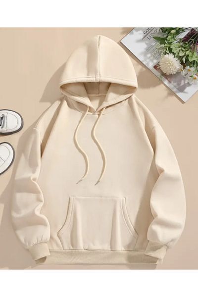 Hunors Sportswear & Company Trend Cocktail Printed Comfortable Fit Hooded Oversized Hooded Winter Women's Sweatshirt Hoodie