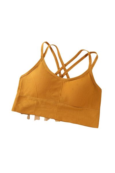 Mixbo Mixbo gym bra, with straps and bare back, seamless, Push Up model, universal size