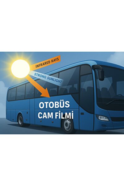 OSSOFOL 100x30mt OTOBÜS CAM FİLMİ EN KOYU Cam Filmi Çizilmez Amerikan 100x30 ...