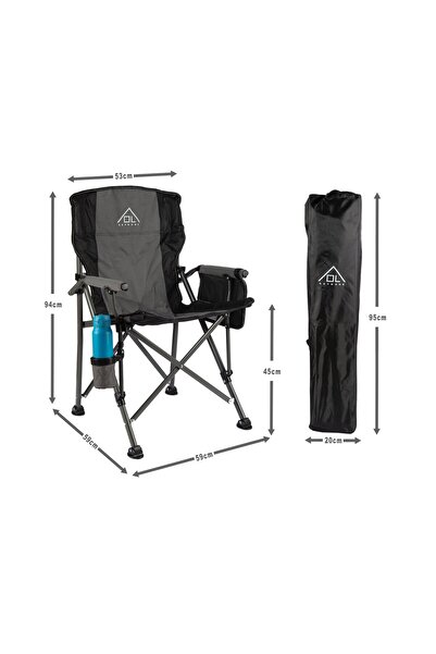 ol outdoor Mammoth Katlanır Kamp Sandalyesi Gri