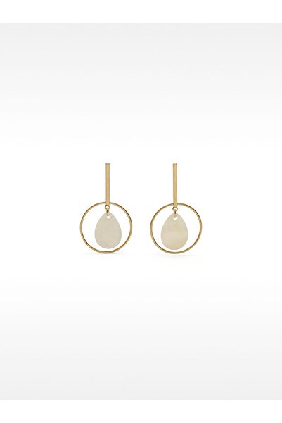 PARFOIS Halka ve Deniz Kabuklu Çubuk Küpe