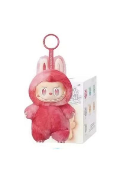 OEC Plush Toy, Labubu, High Energy Ahead Series, Generation 3, Soft and Comfortable, with Keychain, Scho