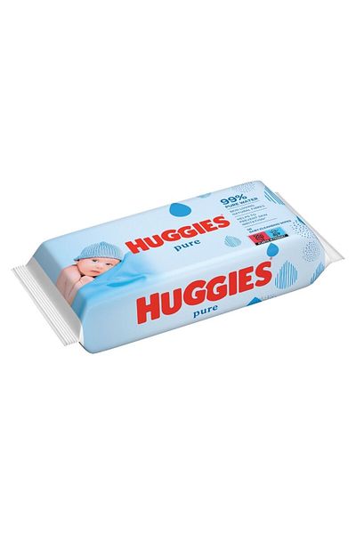 Huggies Box Pure wet wipes, 56 pieces, Huggies