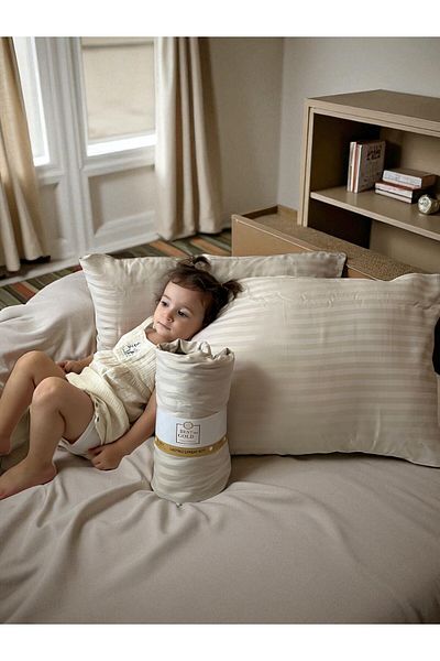 BESTİNA GOLD Set cearșafuri din satin de bumbac