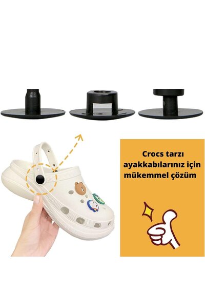 Shoes Comfort Kemerli Terlik Perçini , 4'lü Plastik Geçmeli Perçin PEMBE . ( ...