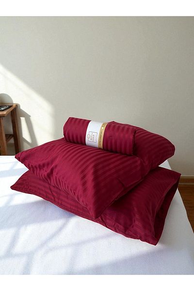 BESTİNA GOLD Cotton Satin Fitted Sheet Set