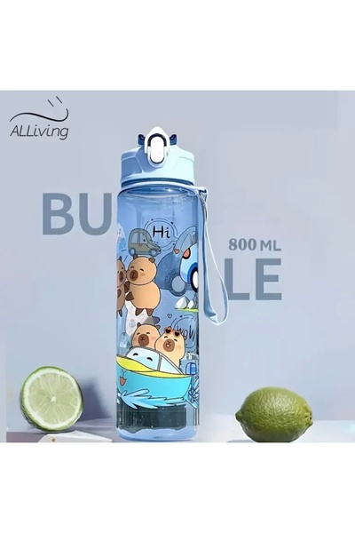 SEZİNCE Kapibara Water Bottle 850 ml Green