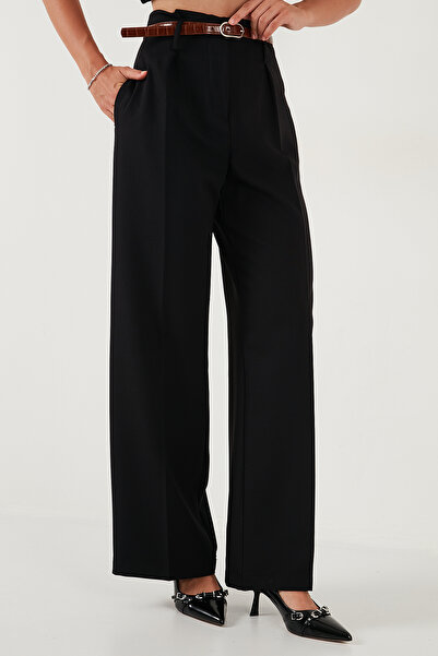 Lela Wide Leg Yüksek Bel Geniş Paça Palazzo Pantolon PANTOLON 65271262