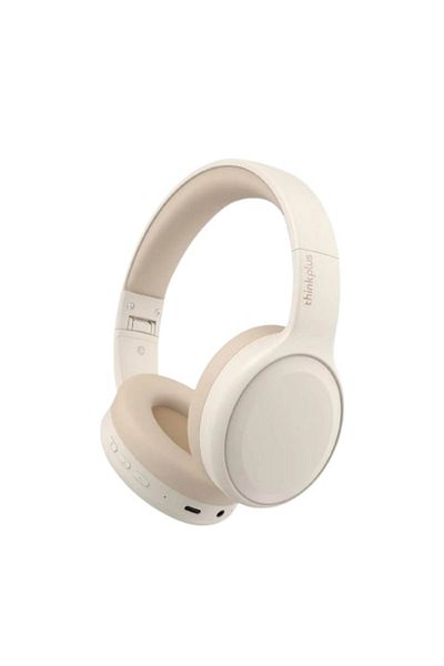 LENOVO ThinkPlus TH30 Bluetooth On-ear Headphones, White