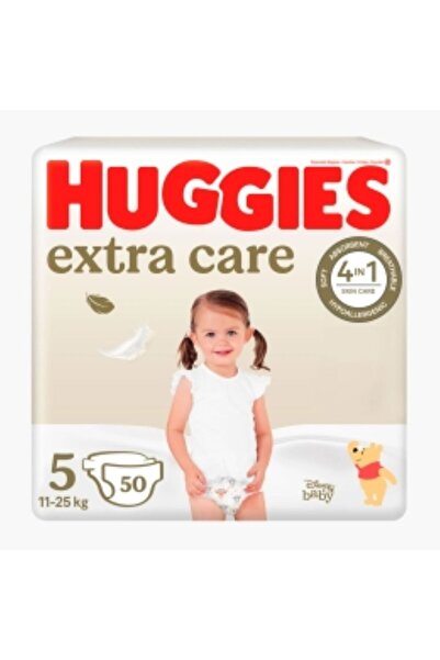 Huggies Box Scutece pentru bebelusi Extra Care Mega, Marimea 5, 11-25kg, 50 b...