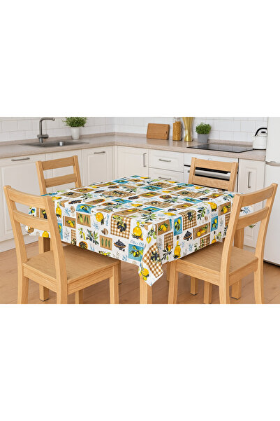 MEKİK BUTİK RAŞEL KUMAŞ FAȚĂ DE MASĂ FĂRĂ AMĂRURI, ȚESUT DE MASĂ, REZISTENT L...