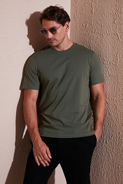 Buratti Βαμβακερό μπλουζάκι με κανονική εφαρμογή Crew Neck Ανδρικό μπλουζάκι 59020204