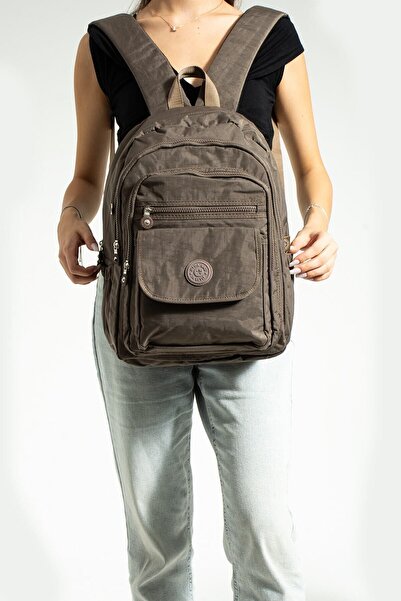 GP GUES POLO Mega Size Mink Unisex Adjustable Orthopedic Strap 9 Compartment School Bag with Laptop Compartment