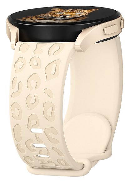 Novatis Huawei Fit 4 / Fit 4 Pro / Fit 3 Compatible Leopard Pattern Textured Soft Silicone Cord
