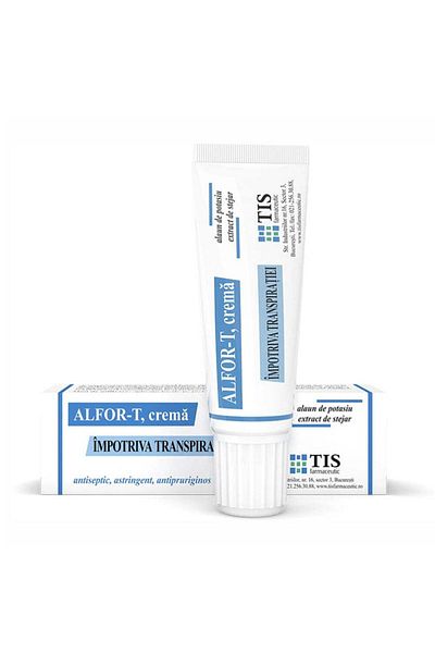 Tis Farmaceutic Alfor-T anti-perspirant foot cream, 20ml, Tis Farmaceutic