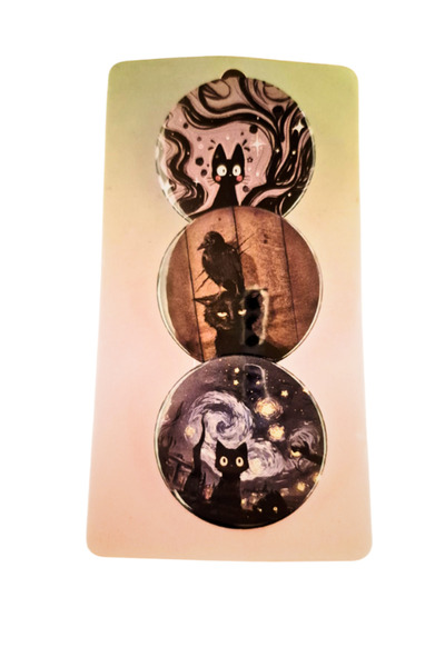 Punky Store Şahane Kediler Rozet Seti