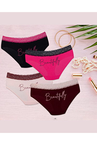 ZENCHES 4 قطع سراويل داخلية نسائية - مريحة وأنيقة للاستخدام اليومي