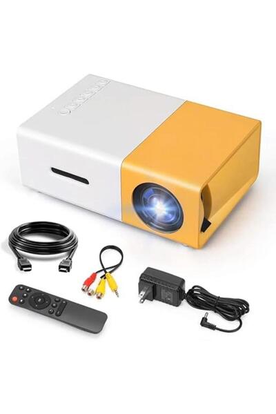 Tradeo Compact and portable mini projector for displaying movies, videos, and images on any flat surface.