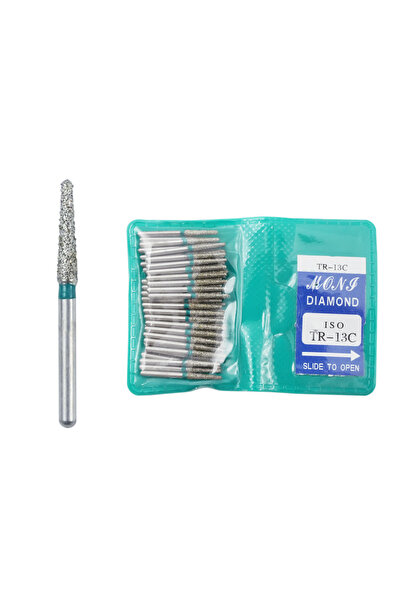 Choice13 TR-13C 50Pcs/Bag Dental Diamond High Speed Burs for Polishing Smooth...