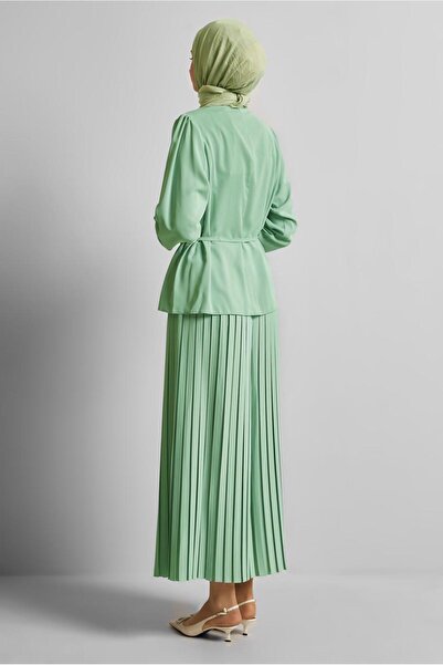 Alvina Lace Detail Skirt Suit 45756