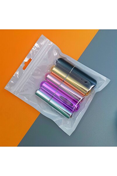 Choice4 مجموعة من 5 قطع من زجاجات العطور للسفر قابلة لإعادة التعبئة، زجاجة رذ...