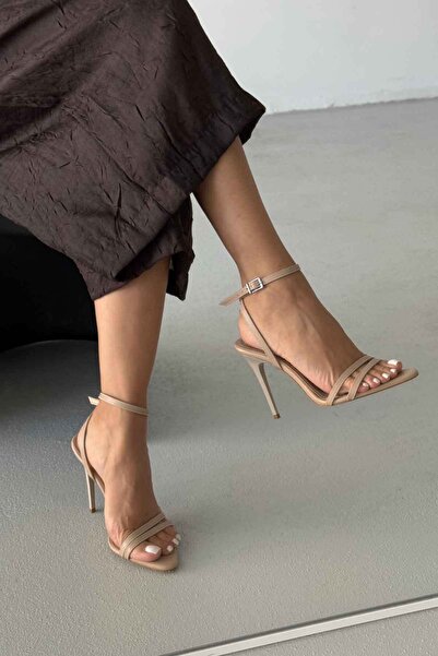 AYAKKABI PRENSİ Elaxi Ankle Strap Ten Mat