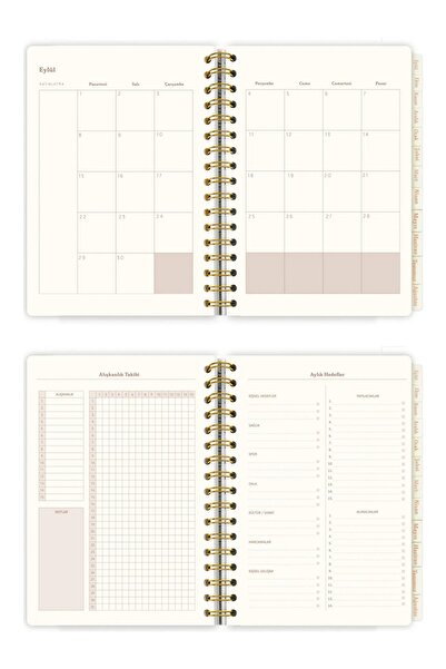Bruno Visconti Vj Akademik Ajanda Spiralli Sert Kapak 2025-2026 Ayraçlı A5 225-2246