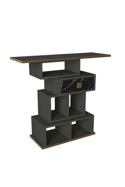 UnicUtil Masa Decor Living/Hol, UnicUtil, 90x30x80 cm, Gri Antracit