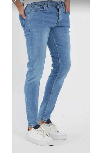 KDY Men's Straight Classic Relaxed Cut Regular Fit Lycra Denim Jeans