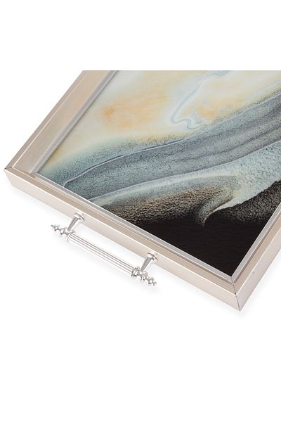 Decorium Vona Rectangular Tea Coffee Presentation Tray 31X45Cm