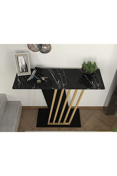 UnicUtil Masa Decor Living/Hol, UnicUtil, 90x76,8x29,6 cm, Negru