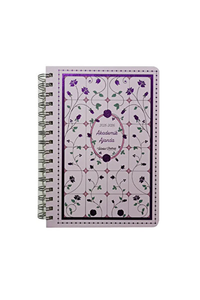 Bruno Visconti Vj Akademik Ajanda Spiralli Sert Kapak 2025-2026 Ayraçlı A5 22...