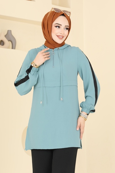 ModaMerve Arma Detay Aerobin Takım 358DVL817-MS Mint&Siyah