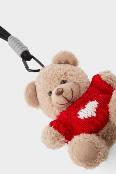 DeFacto Women's Teddy Bear Charm Keychain F6954Axns