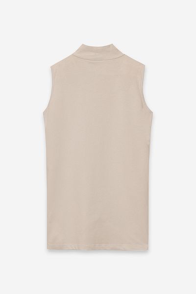 praye Sleeveless Turtleneck Black Skin