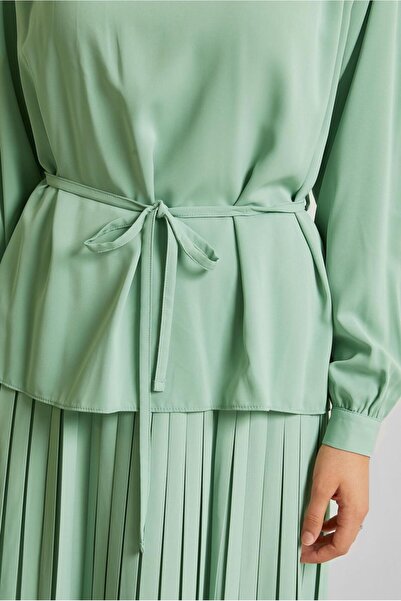 Alvina Lace Detail Skirt Suit 45756