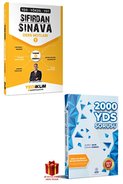 Yediiklim Yayınları Yediiklim YDS Yökdil YDT Sıfırdan Sınava 1+Akındil Ahmet ...