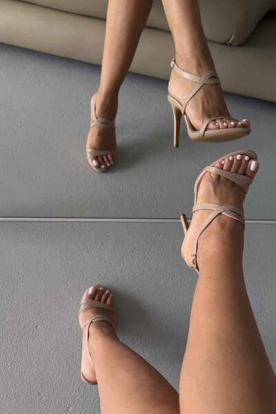 AYAKKABI PRENSİ Prémiové dámské boty na podpatku Ten Matte Cross 10 cm