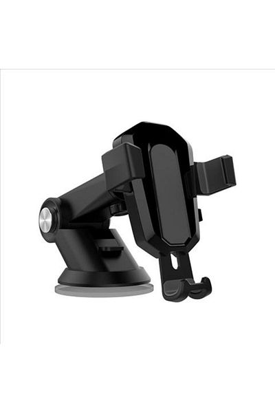 Bottari One Hand 16131BT car phone holder, with suction cup, black color