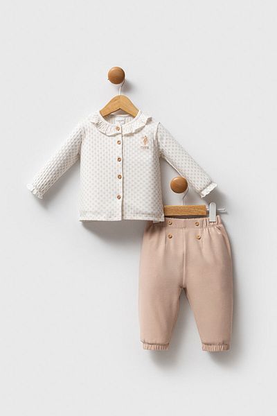 U.S. Polo Assn. U.S. Polo Assn Baby Girl White Baby Sets