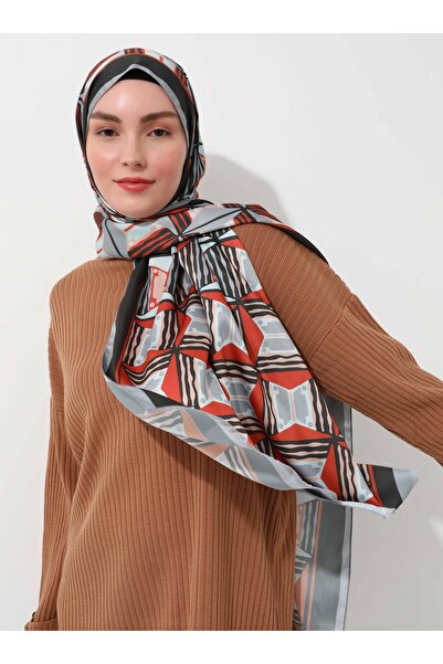 TUVA Șal din twill mătăsos Milena Design - Multicolor -