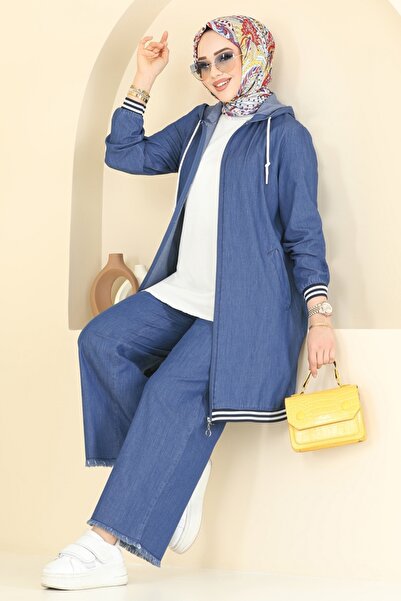 ModaMerve Paçası Püsküllü Kot Takım 326MSA980-MS Kot