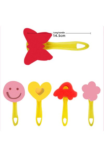 KidLe Children's drawing set painting tools DIY sponge seal painting brush painting tools art supplies