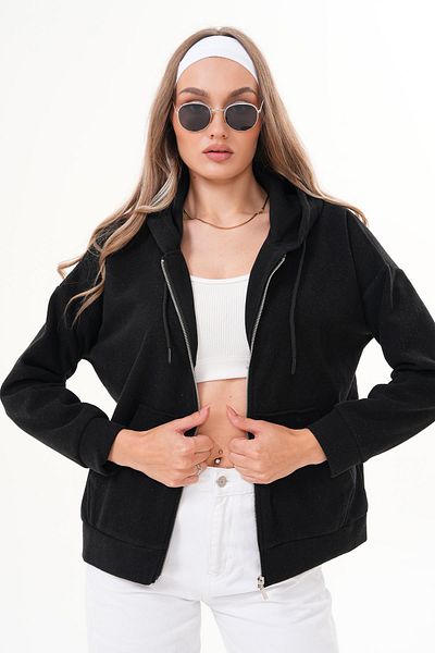 ŞİMAL Women's Hooded Zipper Closure Thessaloniki Jacket 255062 -