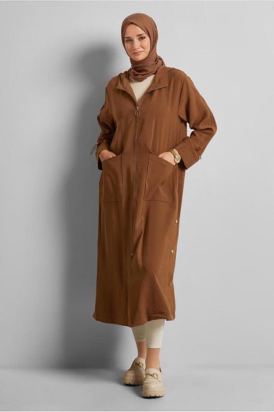Alvina Hooded Trench Coat 10961
